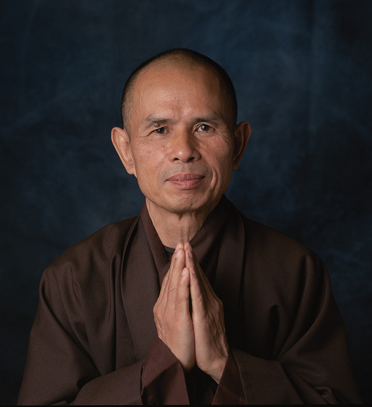 Thich Nhat Hanh greeting us